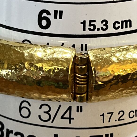 Rare Vintage Barrera Jewel Entrusted Stylized Snake Mouse In Mouth Cuff Bracelet - Picture 10 of 10